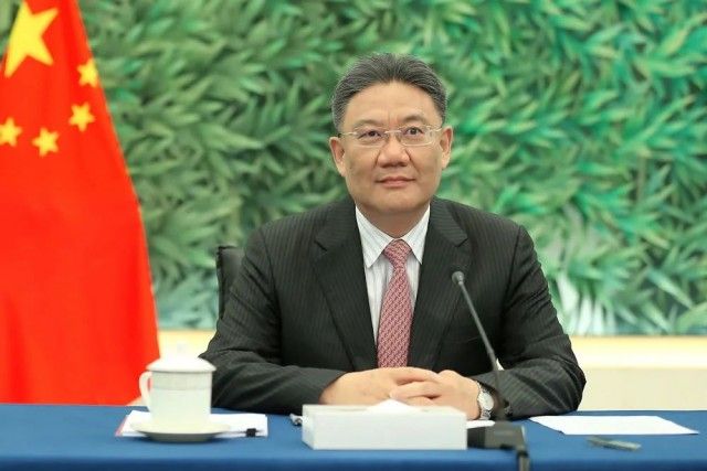 商务部部长王文涛。