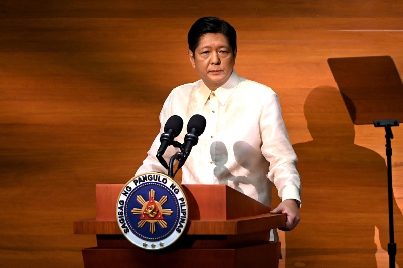 菲律宾总统马科斯。路透社