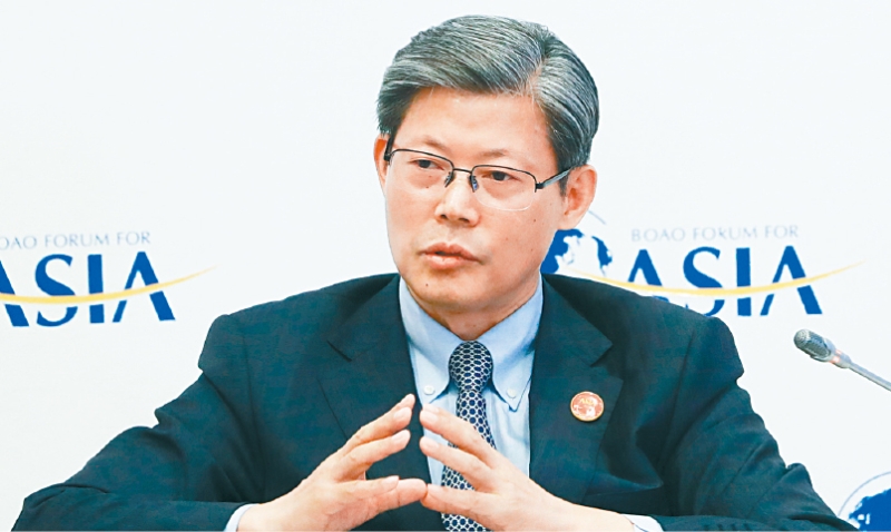 此次会谈,中方则由中国央行副行长宣昌能出席。 中新社资料图片 此次会谈,中方则由中国央行副行长宣昌能出席。 中新社资料图片