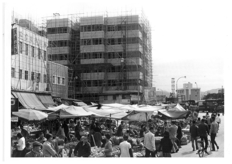 元朗市中心（摄于1972年）