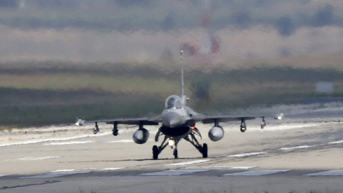 土耳其空军的F-16战机。路透社