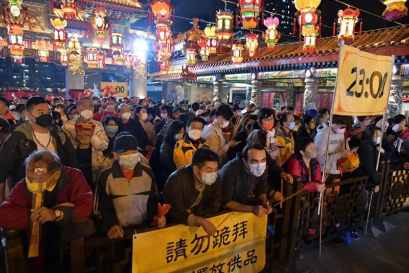 2023年兔年黄大仙祠上头炷香 2023年兔年黄大仙祠上头炷香