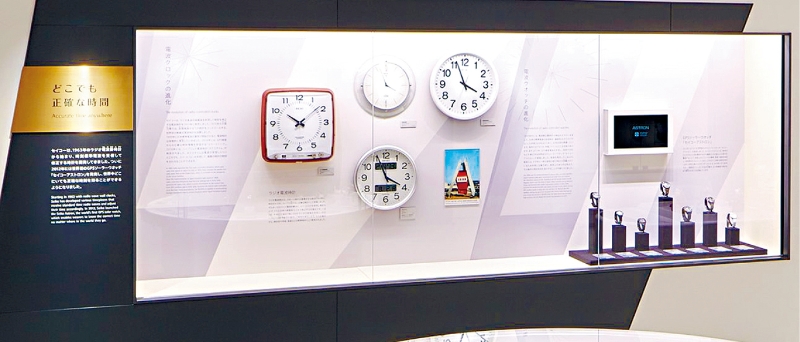 P. 多彩的计时展区展出多样面貌的精工作品。 P. 多彩的计时展区展出多样面貌的精工作品。