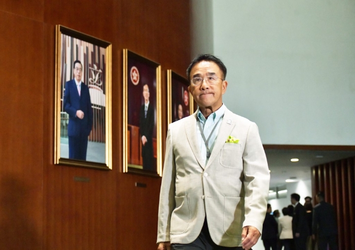 立法会议员田北辰。 立法会议员田北辰。