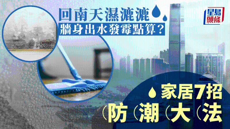 回南天湿漉漉,墙身出水发霉?家居7招防潮大法,附消委会推介抽湿机、吸湿剂 回南天湿漉漉,墙身出水发霉?家居7招防潮大法,附消委会推介抽湿机、吸湿剂