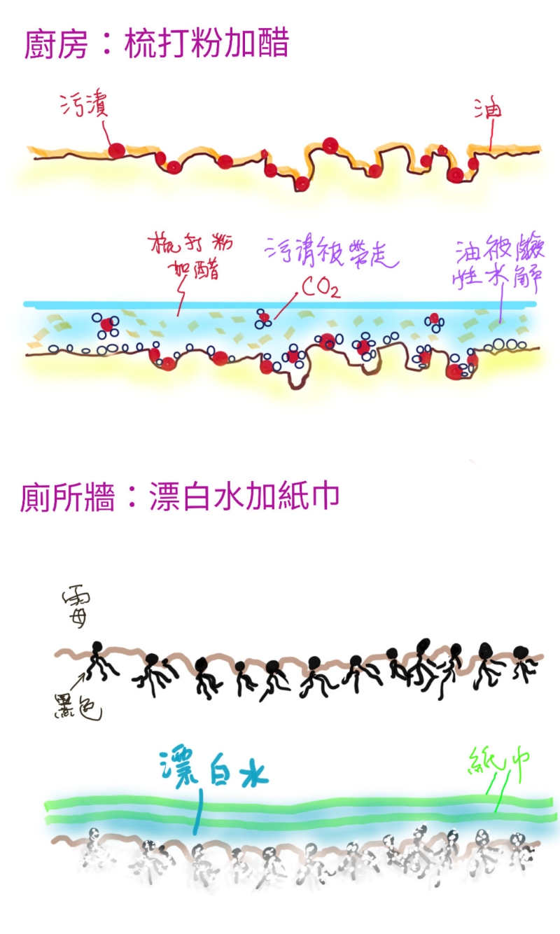 去除厨房厕所污垢原理 去除厨房厕所污垢原理