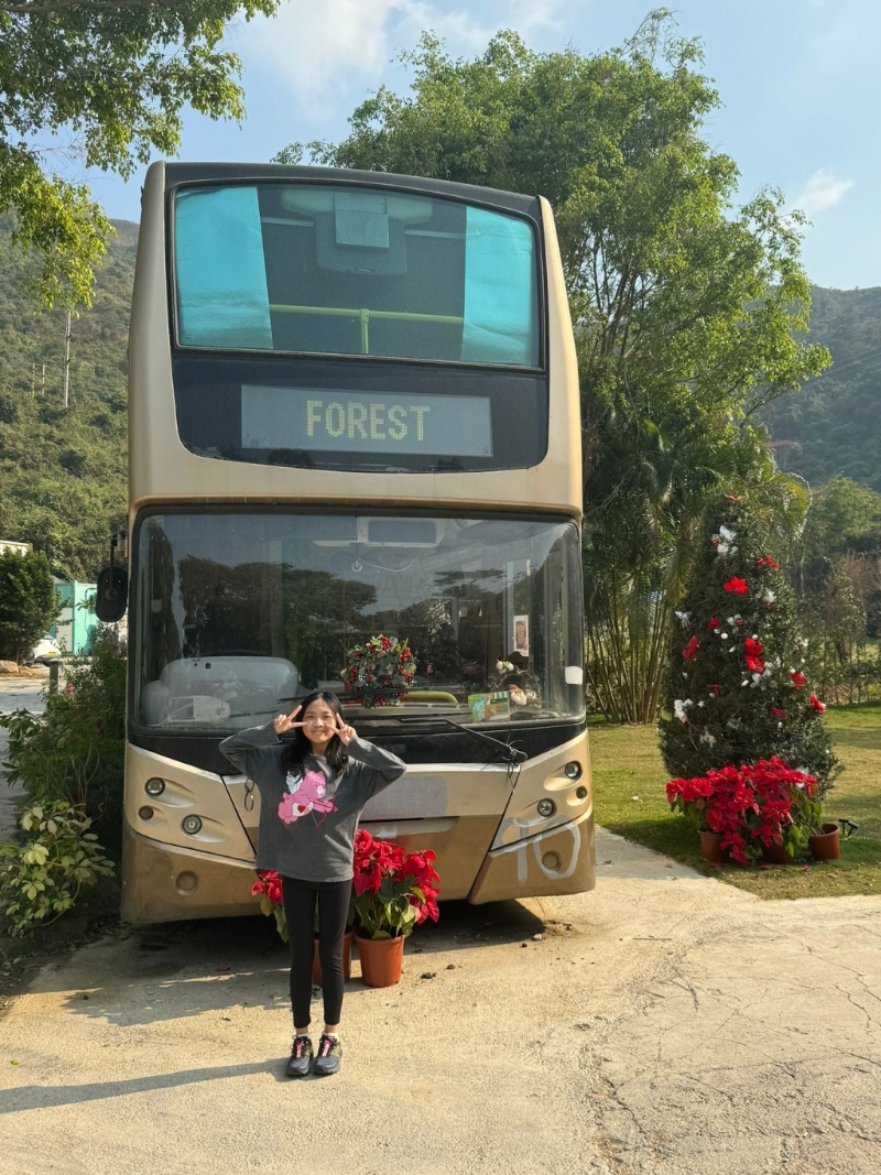 旧九巴改建玩乐区 旧九巴改建玩乐区