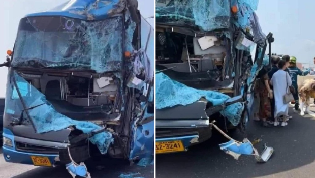 泰国载中国旅客旅游巴公路遇祸，消息：最少30人受伤