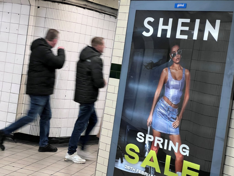 法国国会通过打击快速时尚法，中国品牌Shein首当其冲。 路透社