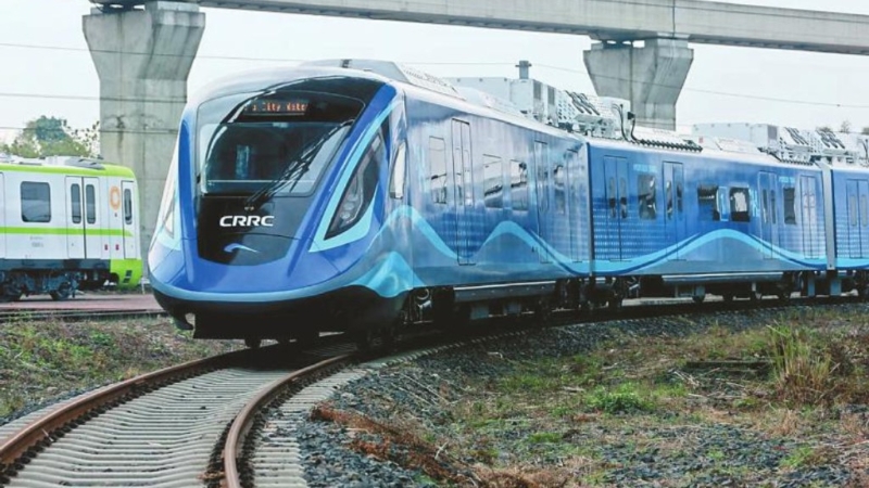 全球首列氢能列车满载试验成功