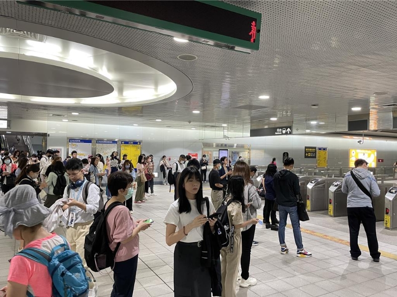 台北捷运公司全线车站暂停营运