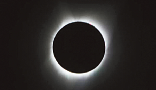 2017年日全食。 2017年日全食。