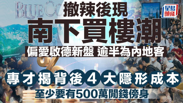 撤辣后现南下买楼潮 撤辣后现南下买楼潮