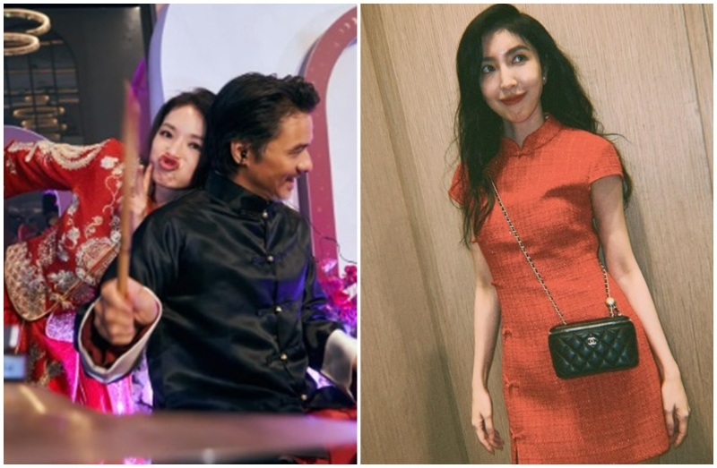 杨谨华出席舒淇生日派对。