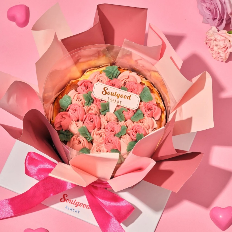 莓莓花束巴斯克芝士蛋糕 莓莓花束巴斯克芝士蛋糕