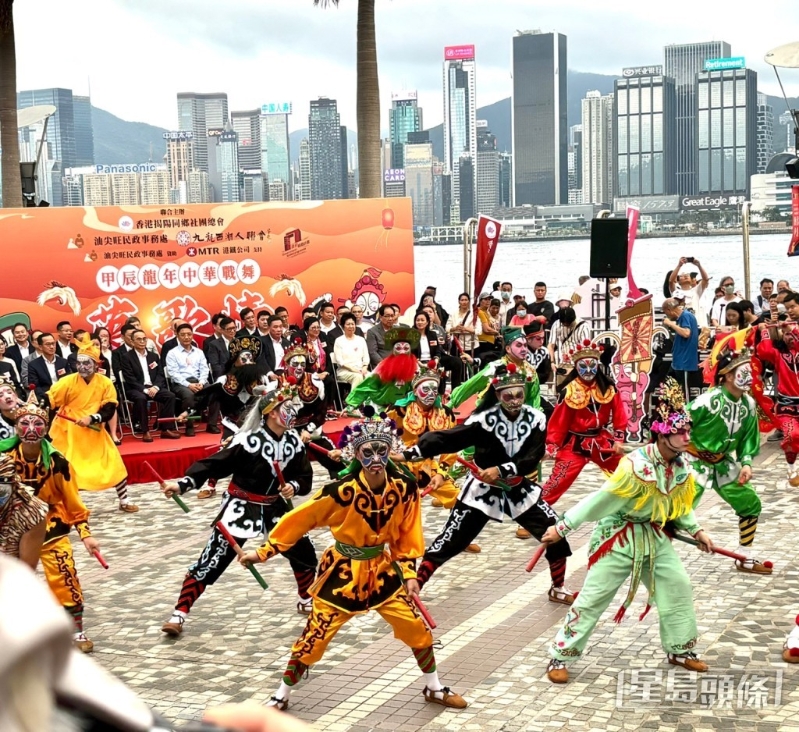 “甲辰龙年中华战舞英歌情”今午在尖沙咀文化中心露天广场举办。