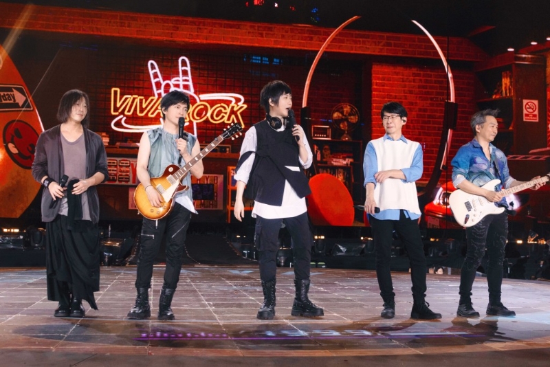 五月天近日来港举行户外演唱会。 五月天近日来港举行户外演唱会。