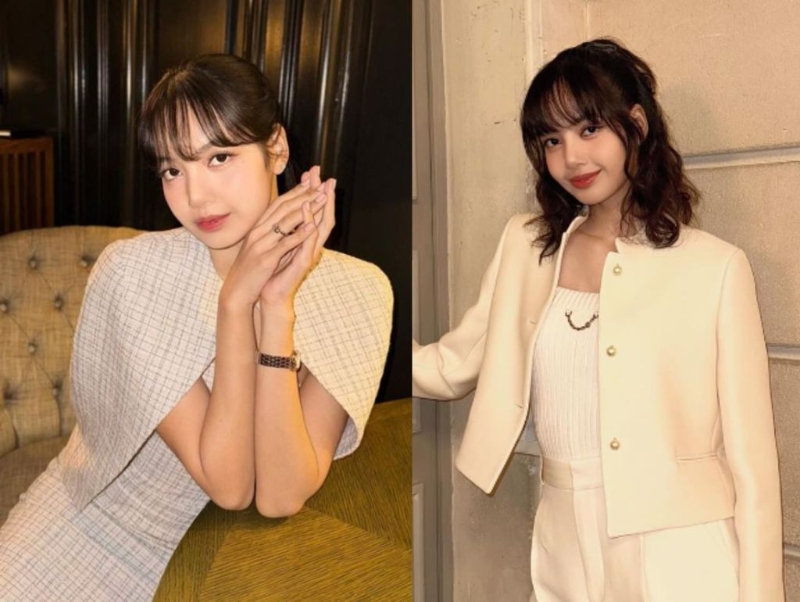 Lisa与LV三公子首次“正面同框照”