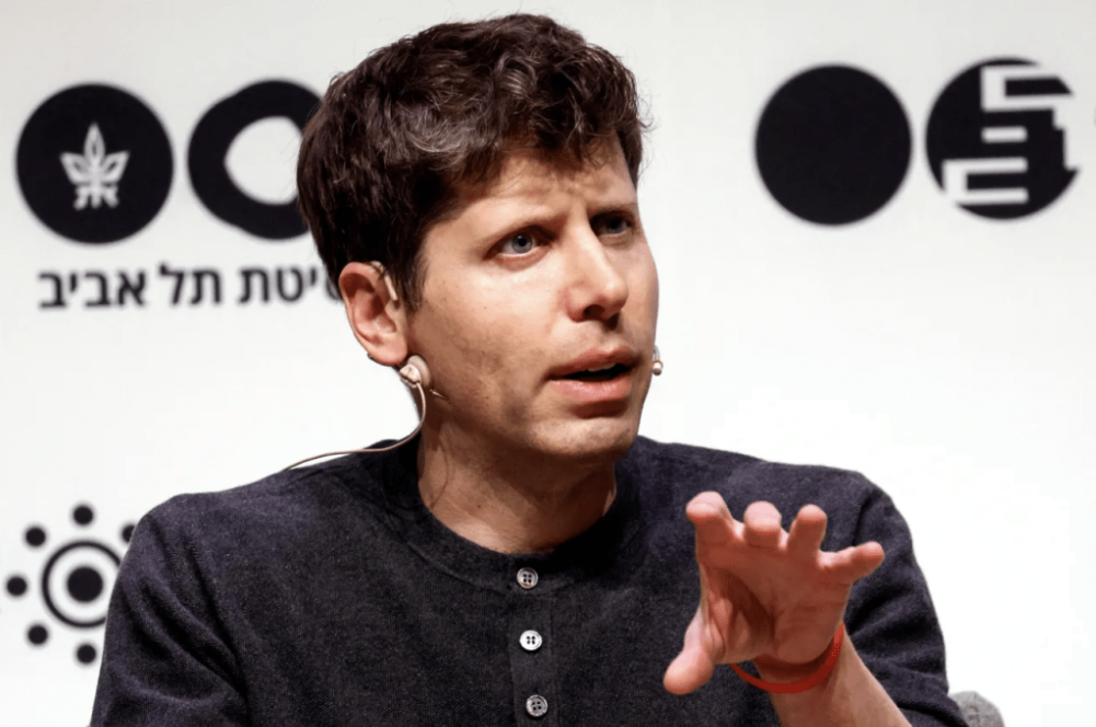 被誉为“ChatGPT之父”的AI界明星奥尔特曼。 路透社 被誉为“ChatGPT之父”的AI界明星奥尔特曼。 路透社