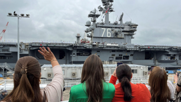 结束亚太近9年部署,列根号离开横须贺返美 星岛环球网