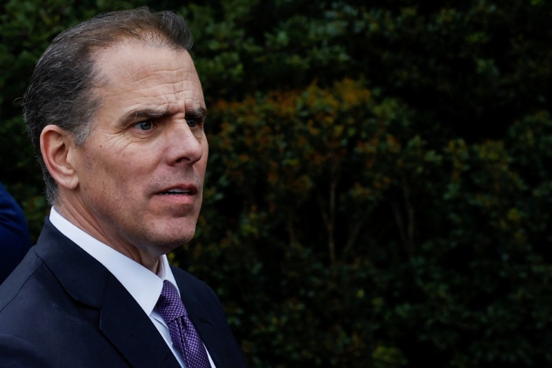 亨特一案是美国史上首度有现任总统子女受审。路透社 亨特一案是美国史上首度有现任总统子女受审。路透社