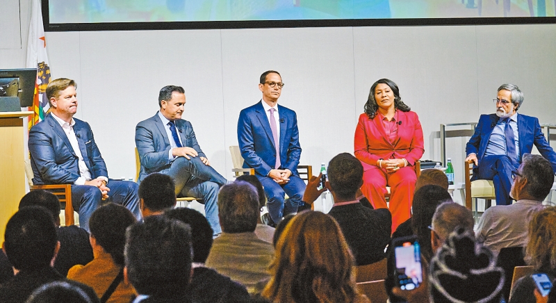 旧金山市长竞选第二场辩论在旧金山加大法学院举行。 旧金山市长竞选第二场辩论在旧金山加大法学院举行。