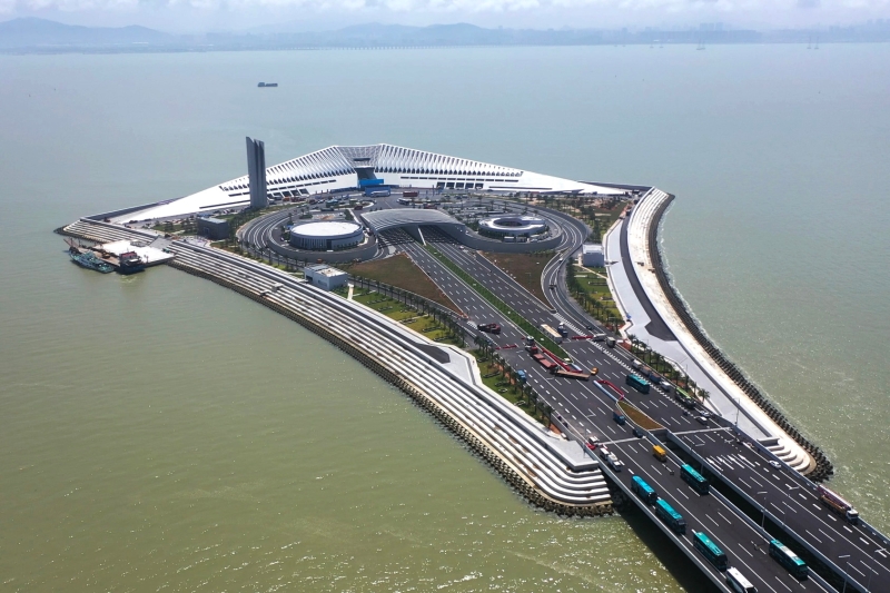 鸟瞰深中通道 鸟瞰深中通道