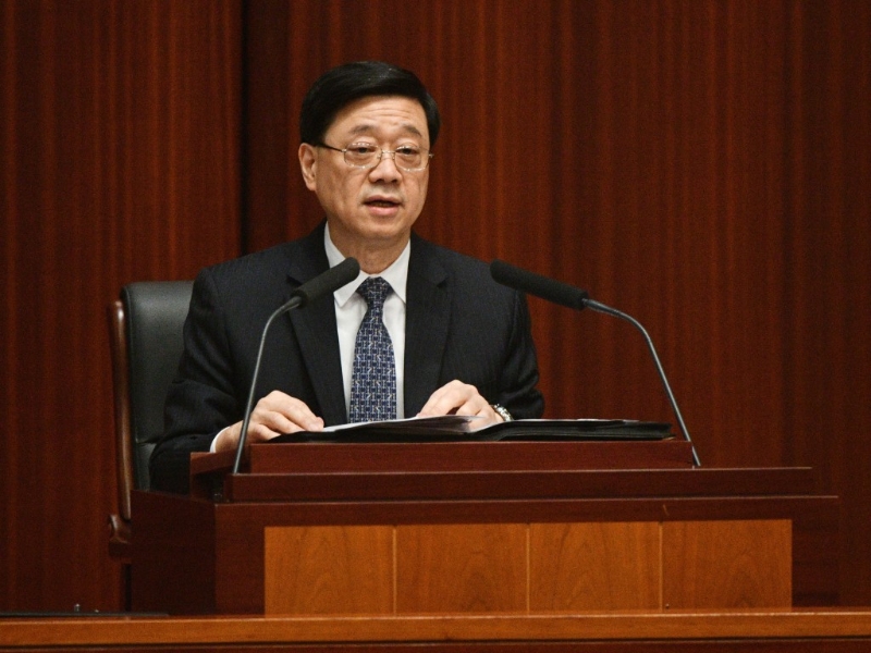 李家超出席行政长官互动交流答问会。 资料图片 李家超出席行政长官互动交流答问会。 资料图片