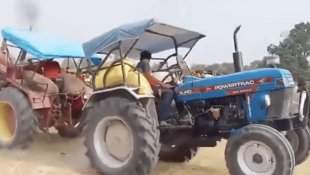 男子拖拉机拔河赌钱变赌命 男子拖拉机拔河赌钱变赌命