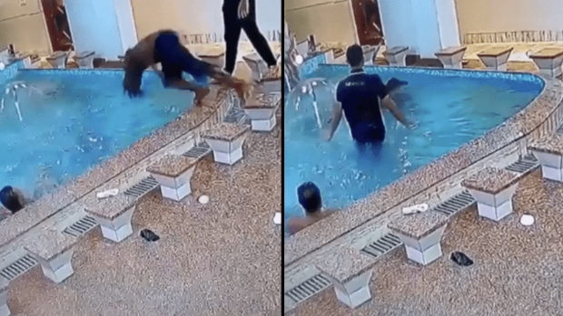 男子倒栽葱落水断颈亡 男子倒栽葱落水断颈亡