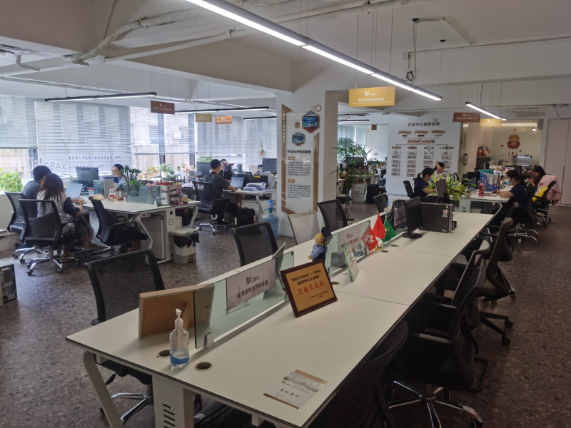 GBAx的共享办公区。 GBAx的共享办公区。