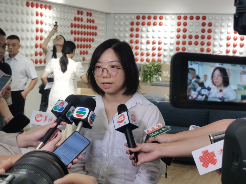 越秀区发展和改革局(越秀区大湾区办)党组成员、总经济师付柳。