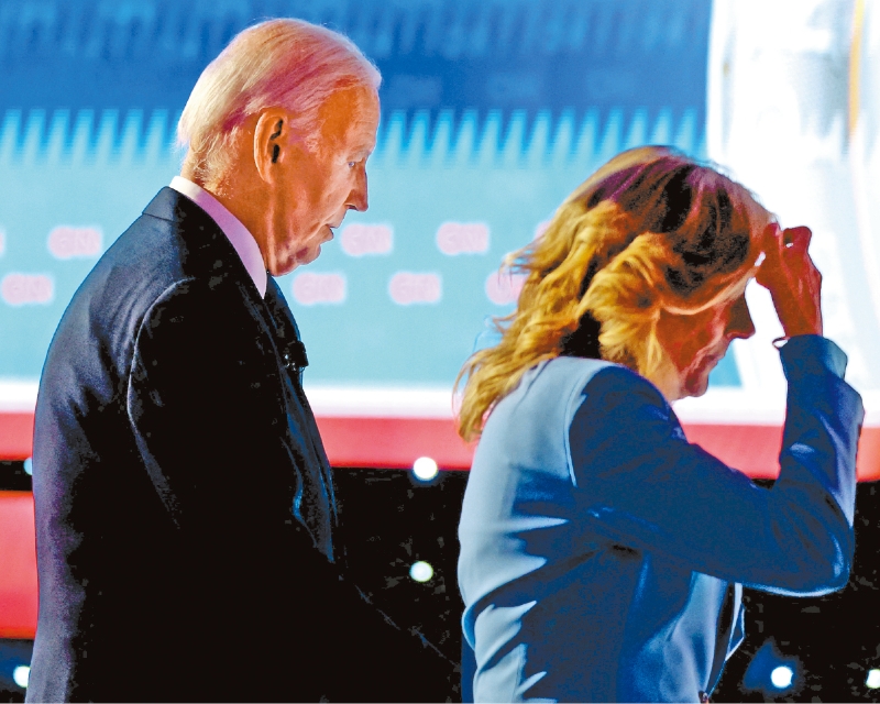 拜登首场辩论表现不佳