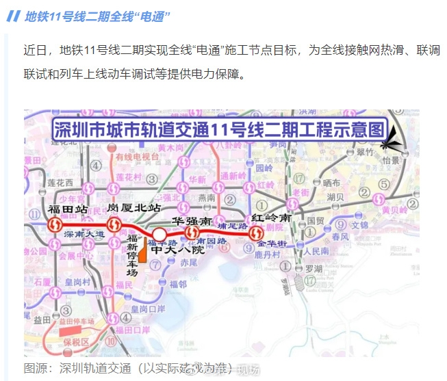 深圳地铁今年计划开通5条线路，总运营里程将超840公里 | 星岛环球网