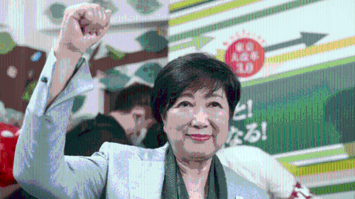 小池百合子获连任东京都知事。路透社 小池百合子获连任东京都知事。路透社