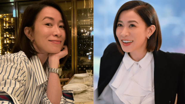 视后佘诗曼红馆捧郑秀文场 视后佘诗曼红馆捧郑秀文场