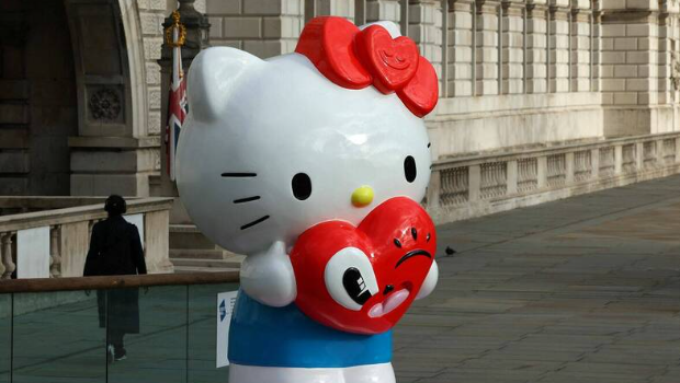 官方再澄清Hello Kitty是人不是猫。路透社 官方再澄清Hello Kitty是人不是猫。路透社