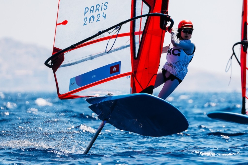 巴黎奥运滑浪风帆赛事,马君正最终在预赛总排名14。 World Sailing 图片 巴黎奥运滑浪风帆赛事,马君正最终在预赛总排名14。 World Sailing 图片