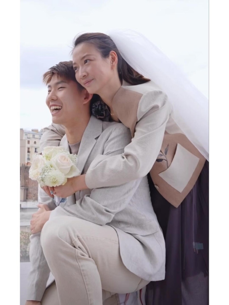 刘雨辰和黄雅琼在巴黎影婚照 刘雨辰和黄雅琼在巴黎影婚照