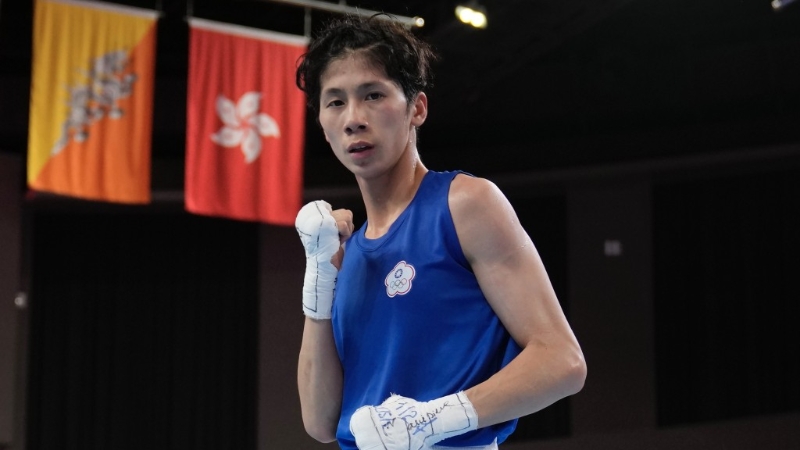 台湾拳击女将林郁婷。美联社资料图 台湾拳击女将林郁婷。美联社资料图