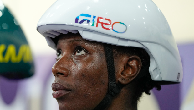 尼日利亚单车运动员乌珀塞拉耶。美联社 尼日利亚单车运动员乌珀塞拉耶。美联社