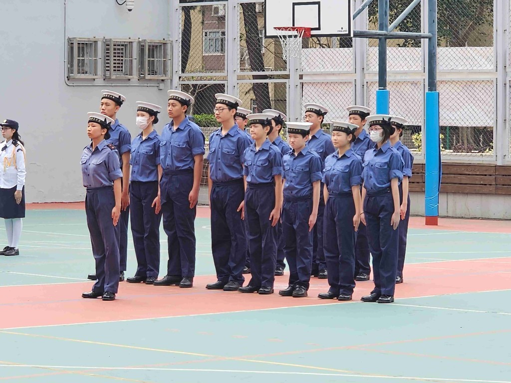 龙翔官立中学的海事青年团 龙翔官立中学的海事青年团