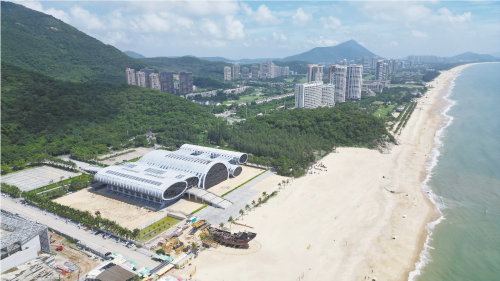 广东海上丝绸之路博物馆位于阳江海陵岛。 广东海上丝绸之路博物馆位于阳江海陵岛。