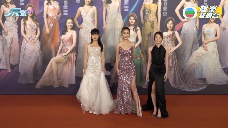 2019年香港小姐三甲:(左起)古佩玲、黄嘉雯及王菲 2019年香港小姐三甲:(左起)古佩玲、黄嘉雯及王菲