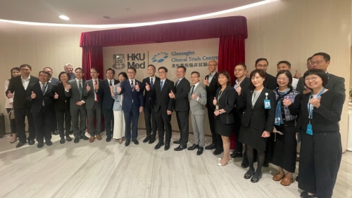 港怡医院设立的临床试验中心正式揭幕。 萧博禧摄 港怡医院设立的临床试验中心正式揭幕。 萧博禧摄