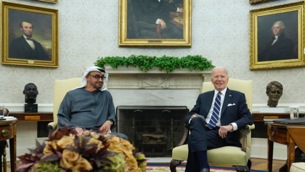 拜登与阿联酋总统会晤 拜登与阿联酋总统会晤