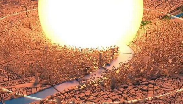 亲普京俄媒发片模拟核武炸伦敦。 亲普京俄媒发片模拟核武炸伦敦。