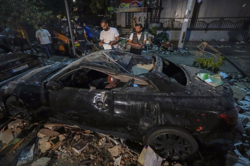 以军空袭贝鲁特 以军空袭贝鲁特