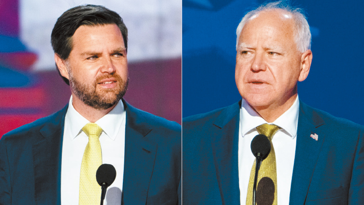 副总统辩论。 副总统辩论。