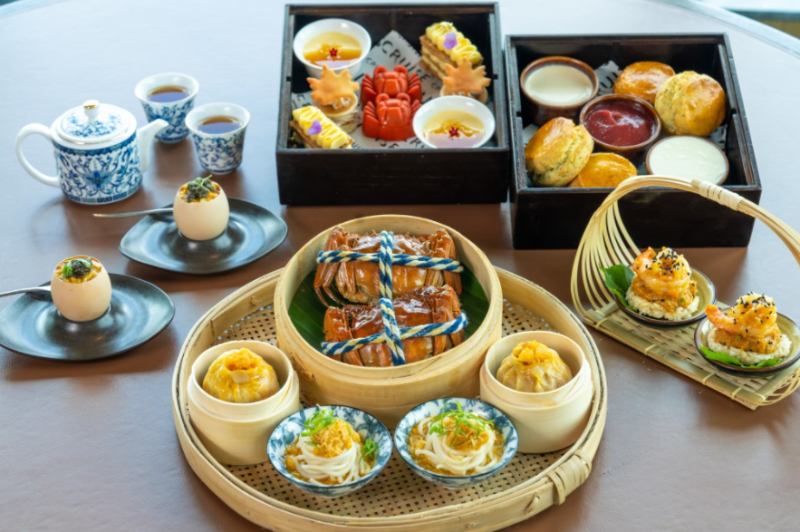 酒店下午茶优惠推介7:香港维港凯悦尚萃酒店 Cruise 空中餐厅及酒吧 「秋日蟹逅」下午茶(图片来源:KKday) 酒店下午茶优惠推介7:香港维港凯悦尚萃酒店 Cruise 空中餐厅及酒吧 「秋日蟹逅」下午茶(图片来源:KKday)